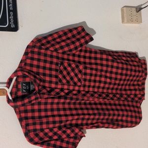 Fox button up